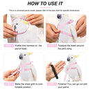 Ultra Light Parrot Flying Sling Leash Training Bird Traction Strap (Pink) Newly