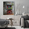 Window Flower Frameless Picture Oil Paint By Numbers Hand Painted Picture Kit