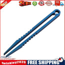 Pocket TC4 Titanium Alloy Tweezers Outdoor Camping Clamping Gadget (Blue)