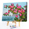 Hand Painted Oil Paint Kill Time Picture Colouring Seaside Camellia Artcrafts