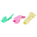 Kids Writing Pencil Holder Rubber Children Pen Aid Grip Tools Set (Red) Newly