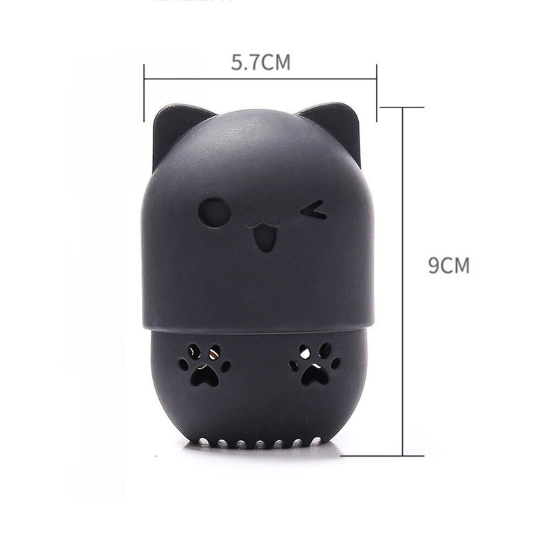 Silicone Beauty Sponge Storage Box Makeup Accessories Display Rack for Vacati