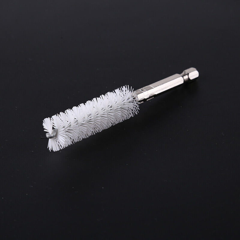 2pcs/Set Universal Impact Drivers Pipe Cleaning Nylon Brushes w/ Hex Shank Newly