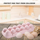 Portable Plastic Anti-Breaking 12 Eggs Holder Outdoor BBQ Egg Storage Tray Box