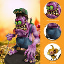 Halloween Big Mouth Monster Statue Halloween Props Scary Figures Crafts
