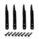 4Pcs/Set Metal Hanging Basket Brackets Wall Hooks Coat Rack Hat Hanging Key T2V3