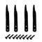 4Pcs/Set Metal Hanging Basket Brackets Wall Hooks Coat Rack Hat Hanging Key T2V3