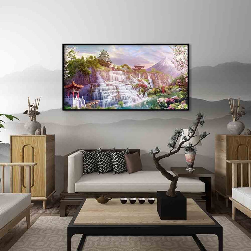 5D Waterfall Diamond Embroidery Diamond Painting Home Decor Bead Art DIY Gift