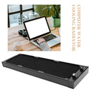 PC Water Cooling 12 Tubes Aluminum Radiator CPU Heat Sink Exchanger (360mm)
