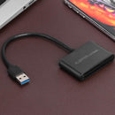 3 in 1 Memory Card+TF Card+CF Card USB3.0 Reader for PC Desktop Laptop Tablet