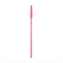 100Pcs Disposable Eyelash Brush Mascara Wands Applicator Spoolers (Pink)