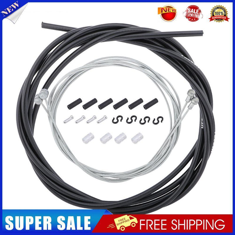 MEROCA Mountain Road Bike Cable Bicycle Brake Inner Wire Tips (Brake Black)