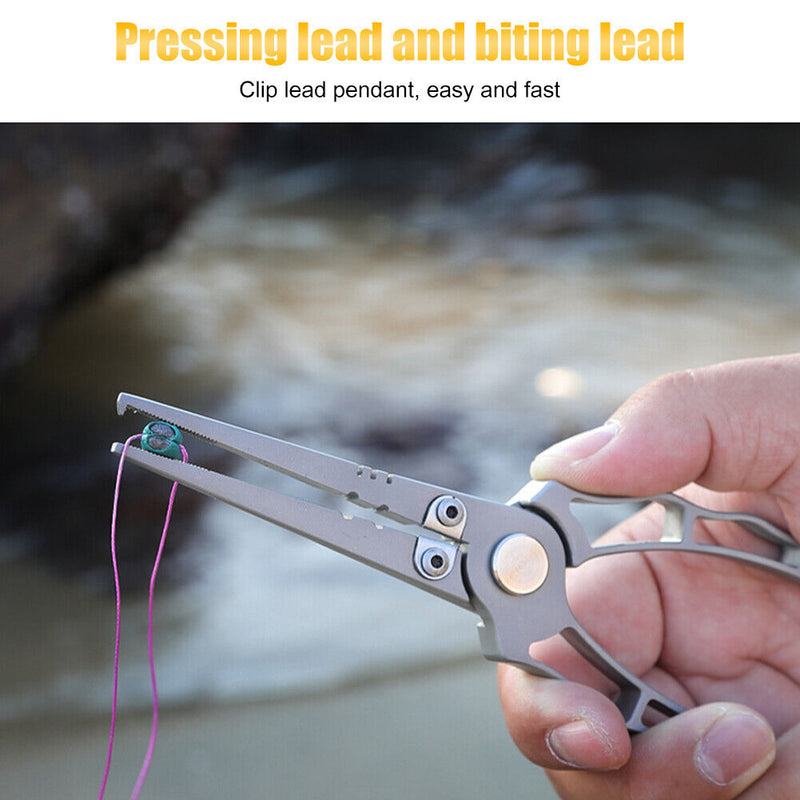 Outdoor Saltwater Fishing Pliers Line Hook Remover Multifunctional Tackle Tools