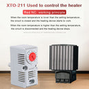 0-60 Degree Cabinet Mechanical Temperature Controller Thermostat (Red) Newly