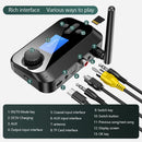 3.5mm AUX Jack 5.0 Dongle Adapter Wireless Receiver Transmitter with Microphone