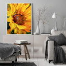 Oil Paint By Numbers Sunflower Frameless Picture Craft Kit for Living Room Home