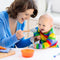 #A 6pcs Silicone Baby Feeding Set Anti Slip Tableware for Kids Food Plates Set