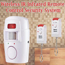 Sensor Motion Pir Wireless Alarm With 2 Remote Controls CA Shed I5R9