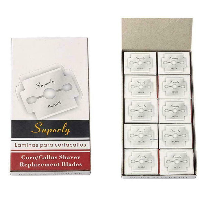 100Pcs/Unit Foot Care Pedicure Machine Callous Hard Skin F6C2 Shaver-Blades C5K7