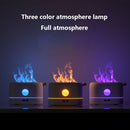 Flame Essential Oil Aroma Diffuser Air Humidifier Cool Mist Maker (White)