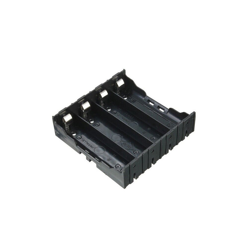 1 ×DIY Black Storage Box Holder Case For 4 x 18650 3.7V Batt J0V9 C1L5 S0T9