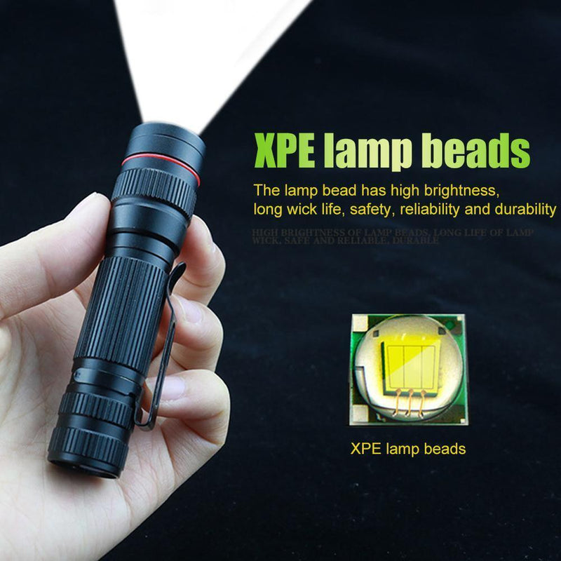 XPE LED Flashlight USB Rechargeable Powerful Camping Light Lamp Waterproof
