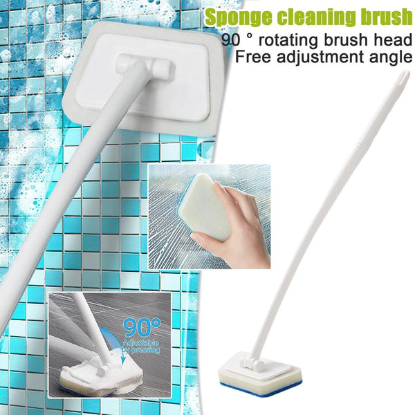Removable Bathtub Brush Wall Tile Brush,Window Sponge Cleaning Brush #