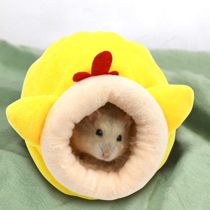 Small Pet Cotton Nest Hedgehog Hamster Sleeping Bed Winter Warm Mini Cute House