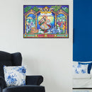 5D DIY Special Shaped Diamond Painting Religious Embroidery Kit Home Needle
