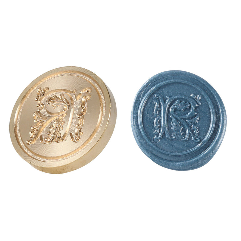 Wax Seal Stamp, Camino Pattern Seal for Envelopes, Wedding, Wine Packages (A-Z)