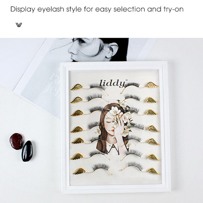 False Eyelash Style Display Board Grafting Eyelashes Performance Auxiliary To