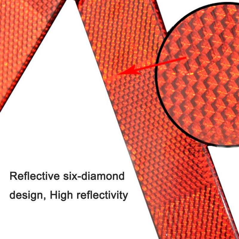 Foldable Tripod Reflector Emergency Breakdown Triangle Reflective Warning Sign