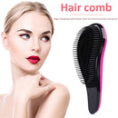 Hair Comb Detangle Hairbrush Massage Brush Curly Styling Tool (Purple Red) Newly