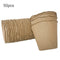 50pcs Round Paper Pulp Peat Flower Pot Plant Flower Biodegradable Nursery Cups