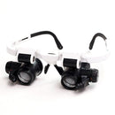 Head Wearing Magnifier LED Magnifying Eyewear for Reading Repair LED Magnifying Magnifying Eyewear