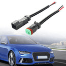 Deutsch DT 2 Pin Pigtail Kit Male Female Wiring Harness for LED Work Light Newly