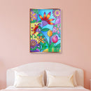 Colorful Flowers 5D Rhinestone DIY Pictures Special Shaped Kit Diamond Pain