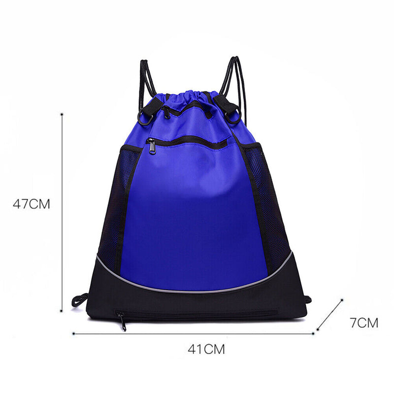 Men Outdoor Sports Gym Bags Football Volleyball Basketball Drawstring Backpac