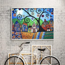 5D DIY Special-shaped Diamond Painting Cross Stitch Craft Kit (R8040 Tree)