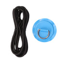 Stainless Steel D Ring Pad Patch 2.5m Rope Kit for Paddle Board (Blue) Newly