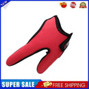Fishing Gloves Protector Two Finger Anti-cut Outdoor Tackle Gloves (Red)