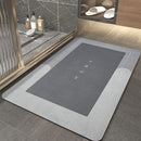 Nordic Style Entrance Mat Absorbent Floor Bathroom Carpet (C Light Grey) Newly