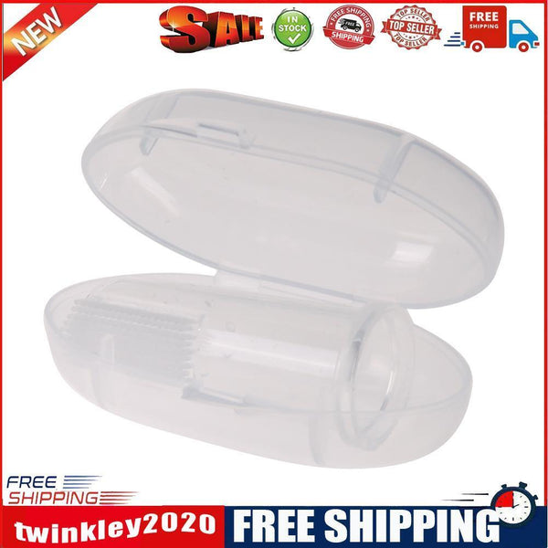 Pet Dog Cat Silicone Finger Toothbrush Oral Dental Cleaning Teeth Care(02)