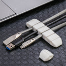 Cable Holder Desktop Tidy Cable Organizer USB Cable Winder Silicone Wire Clips