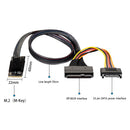 M2TO8639 M.2 M-Key to U.2 SFF-8639 Interface Adapter Cable for 2.5"" NVMe SSD
