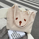 Women Large Capacity Winter Casual Shoulder Pouch Embroidered Shoulder Bags