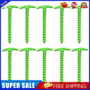 10pcs 14.5cm Camping Tent Ground Peg Nylon Canopy Awning Fixed Nail (Green)