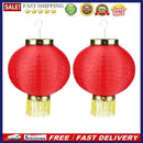 10 inch Foldable Round Cloth Lantern Waterproof Festival Lanterns with Tassel