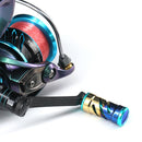 #A Titanium Alloy Grip Anti Slip Baitcasting Spinning Reel Handle Knobs Covers
