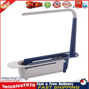 Telescopic Sink Drain Racks Organizer Soap Basket Kitchen Storage (Blue) Newly